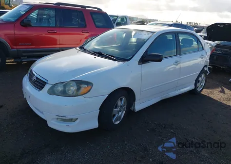 2005 Toyota Corolla S z USA, uszkodzony, nr VIN 1NXBR32E75Z365960